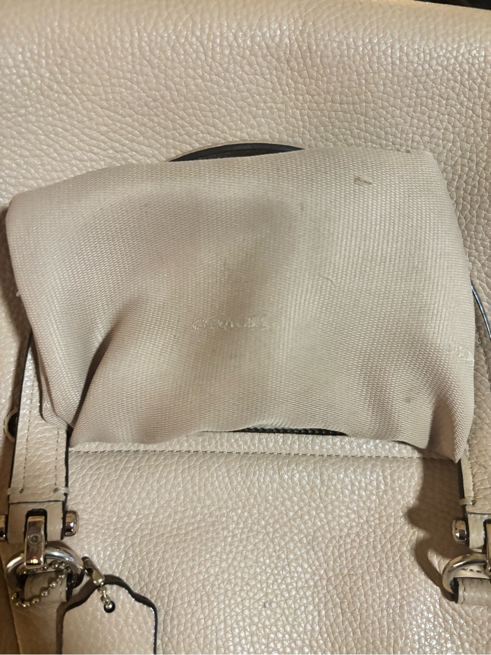 Coach Pebble Leather Satchel in Taupe - Picture 15 of 15